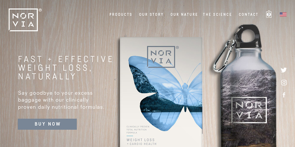 Norvia website