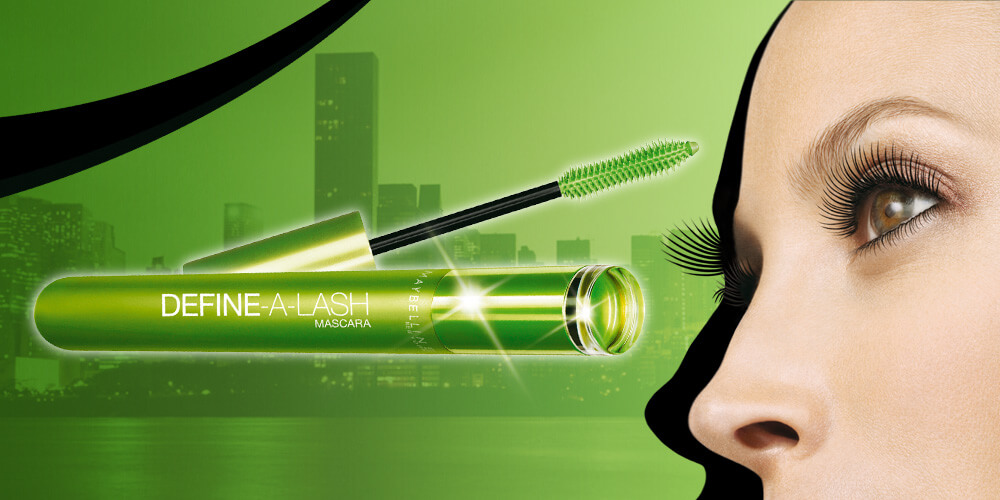 Maybelline Define-a-lash digital ads